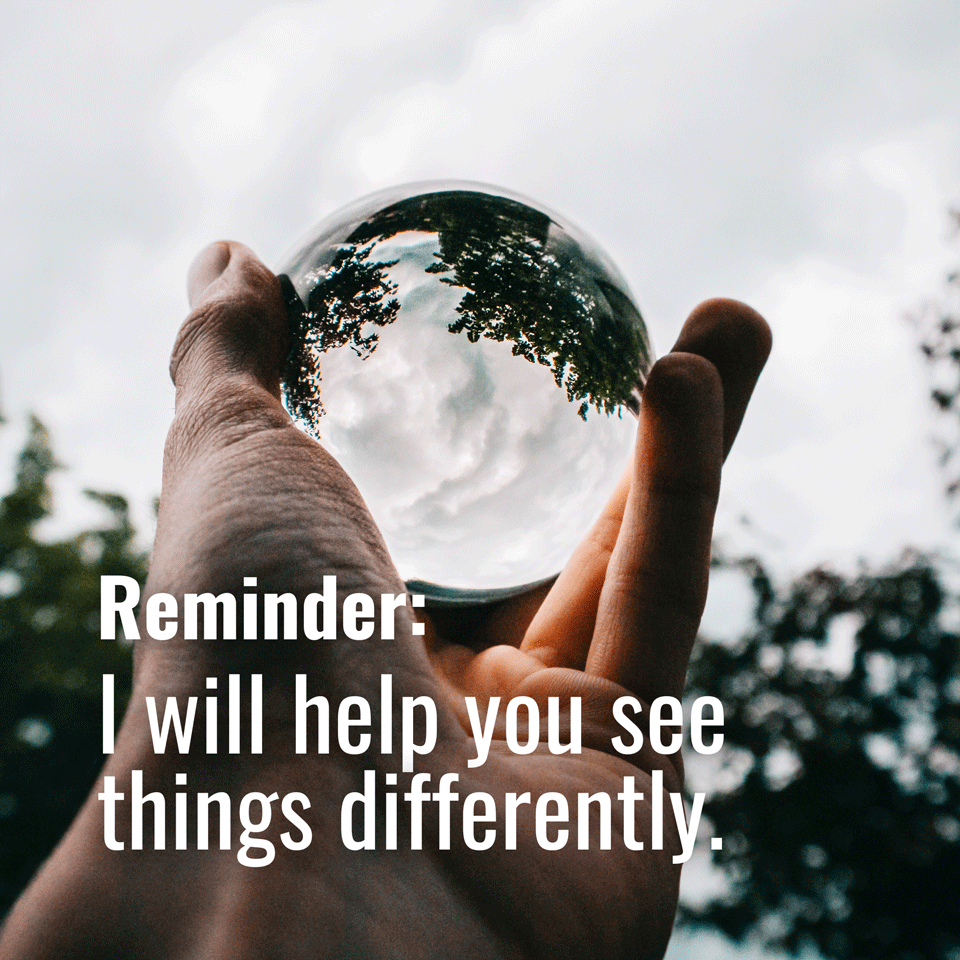 I will help you see things differently. 🔍